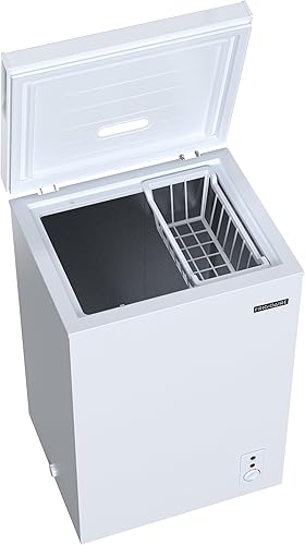 Miniatura 5 de FRIGIDAIRE EFRF3005-AMZ Congelador profundo para gabinete-Listo para garaje, capacidad de 3.5 pies cúbicos, color blanco-Termostato ajustable-Cesto