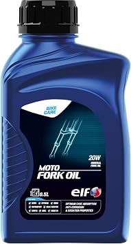 ELF MOTO Fork Oil 20W, 0.5L Motorcycle Fork Oil, High-Purity Mineral Oil