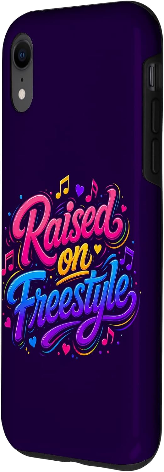 Freestyle Music Raised On Freestyle 80s Dance Music Case for iPhone XR image 2