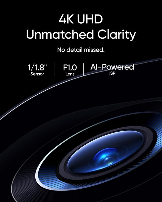 eufy Security eufyCam S3 Pro, Add-On Camera, 4K Solar Outdoor