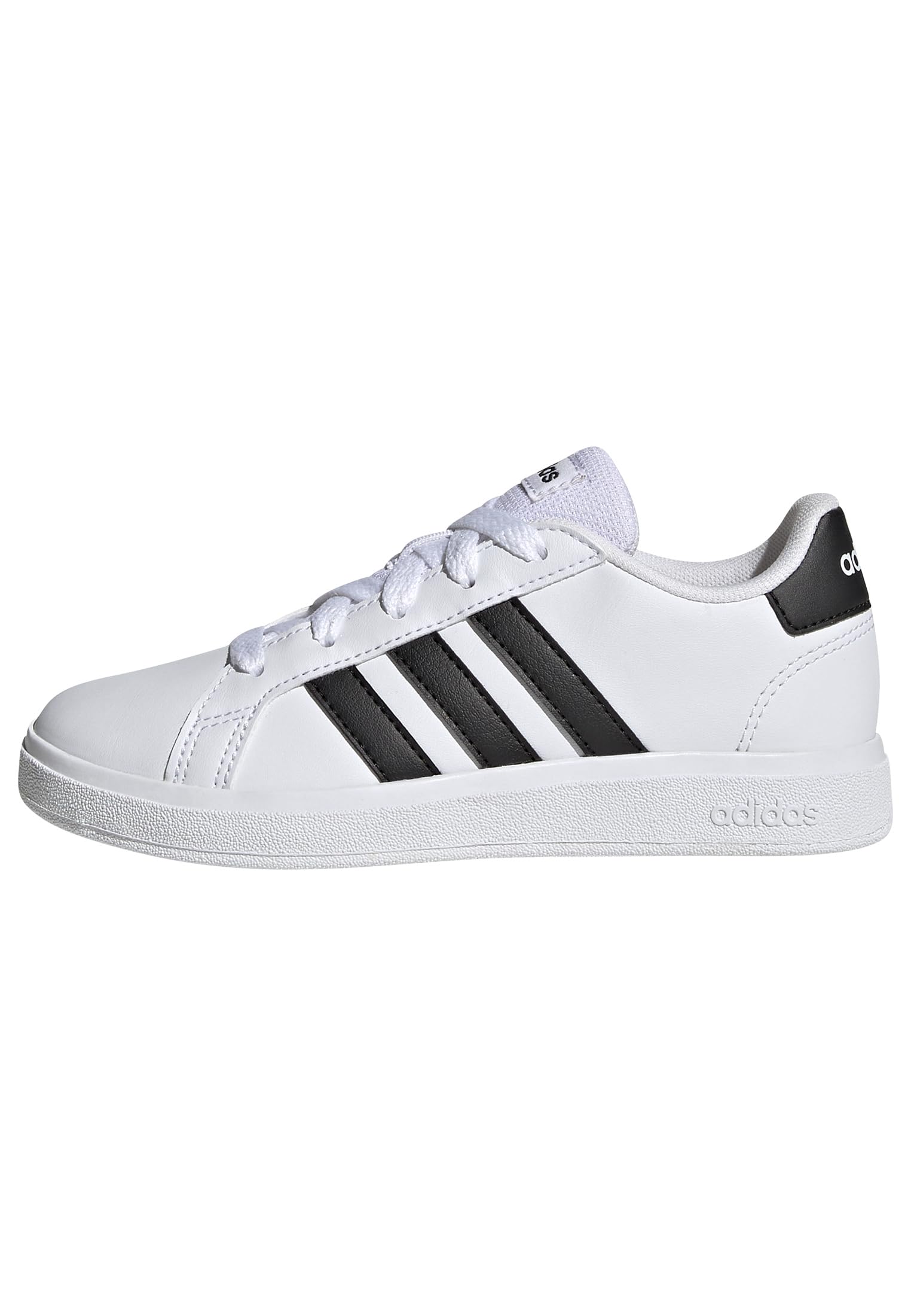 adidas Grand Court 2.0 Tennis Shoe, FTWR White/Core Black/Core Black, 6.5 US Unisex Big Kid