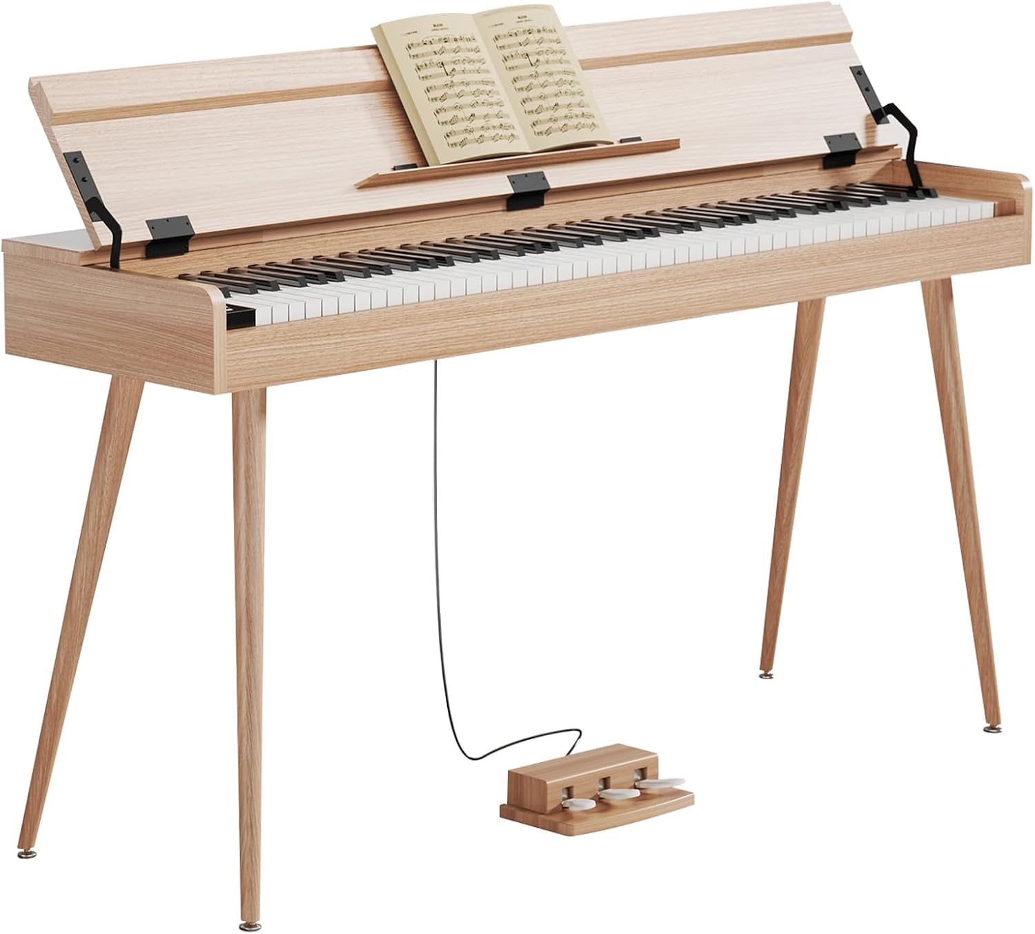 Digital Piano 88 Key Weighted Keyboard Full-Size Desk Electric Piano