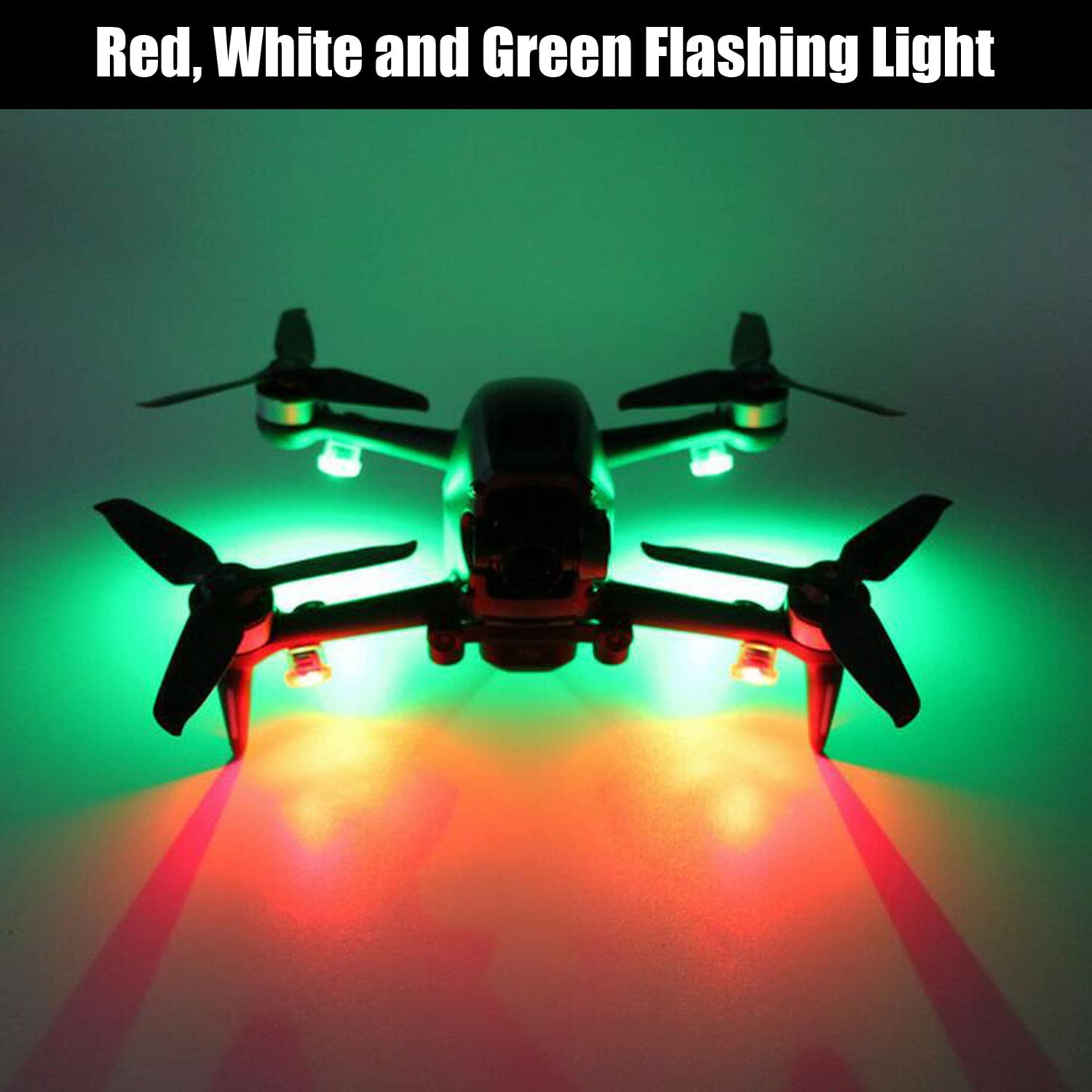 SHOP360.IN ; it revolves around you Careflection 3 Colors LED Aircraft Strobe Exterior Lights Kit For Auto Motorbike Drone Bicycle USB Rechargeable Battery(White, Green, Red) 2