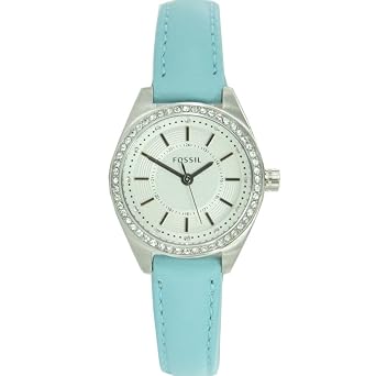 Fossil Women Watch light blue BQ1453 