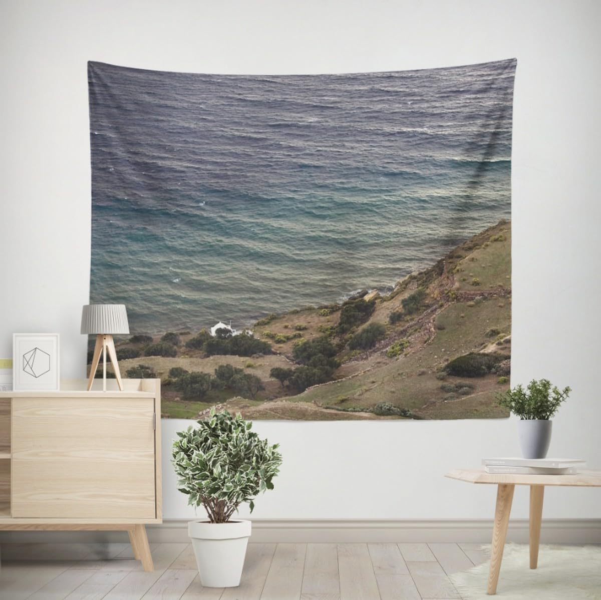CEVAN Tapiz 3D Pared Bar Papel Tapiz Paredes Dormitorio Ofertas El Mar Papel Tapiz Tejido Tapiz Suelo Moqueta Verde Decoración De Pared Tela Estampada 350x250 cm