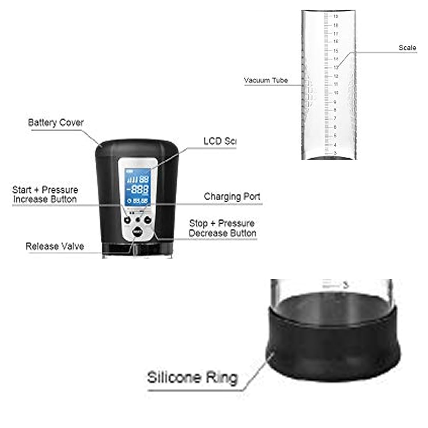 Zinzo new imported performance meter USB recruiting acupressure automatic vacuum exercise massage therapy developer body massage acupressure vacuum star equipment Zinzo new imported performance meter USB recruiting acupressure automatic vacuum exercise massage therapy developer body massage acupressure vacuum star equipment