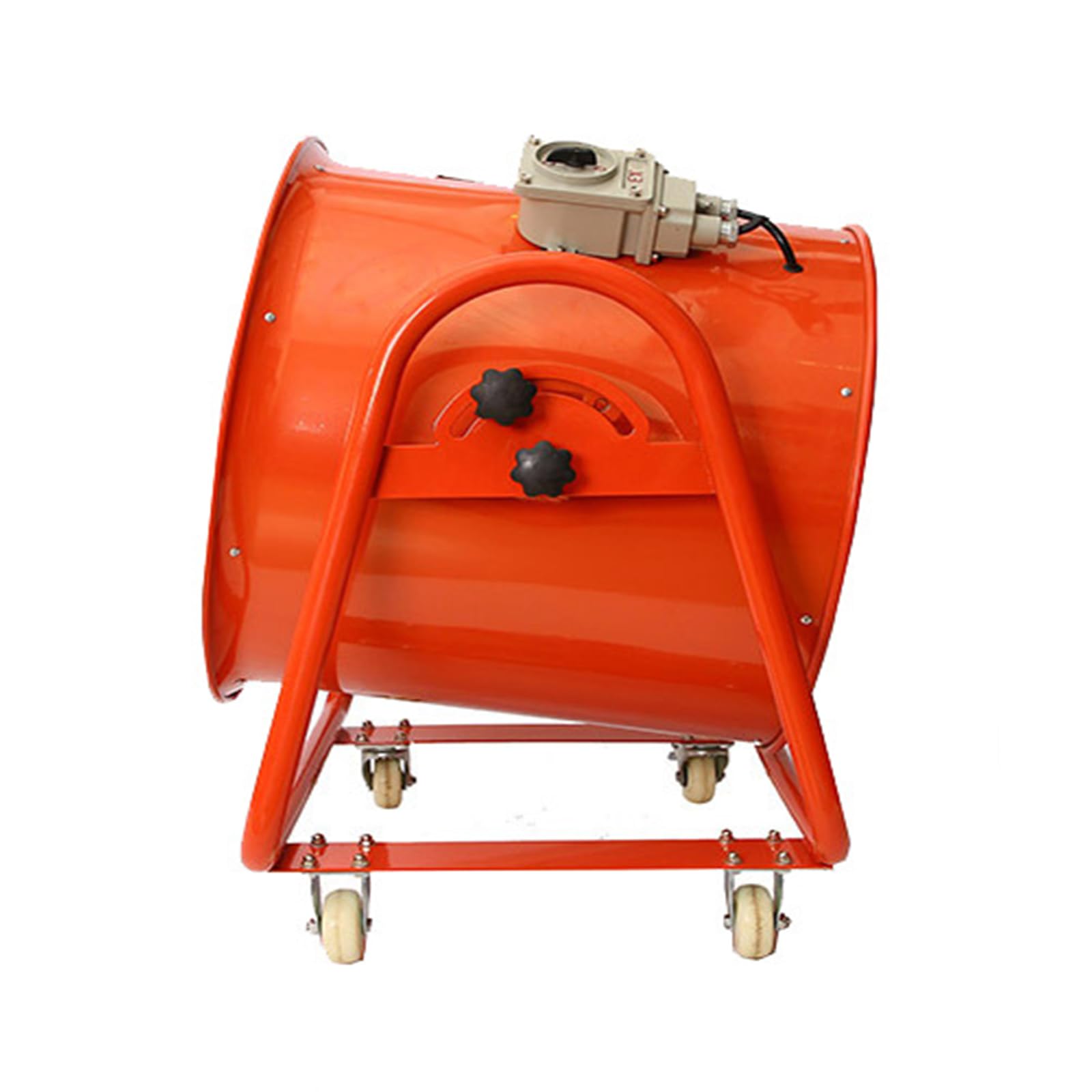Bauventilator 18 Zoll Ø460mm - Baugebläse 1100W 9000m³/min Baulüfter Gebläse 2800r/min Axiallüfter Axialgebläse 73dB Bautrockner Baulüfter