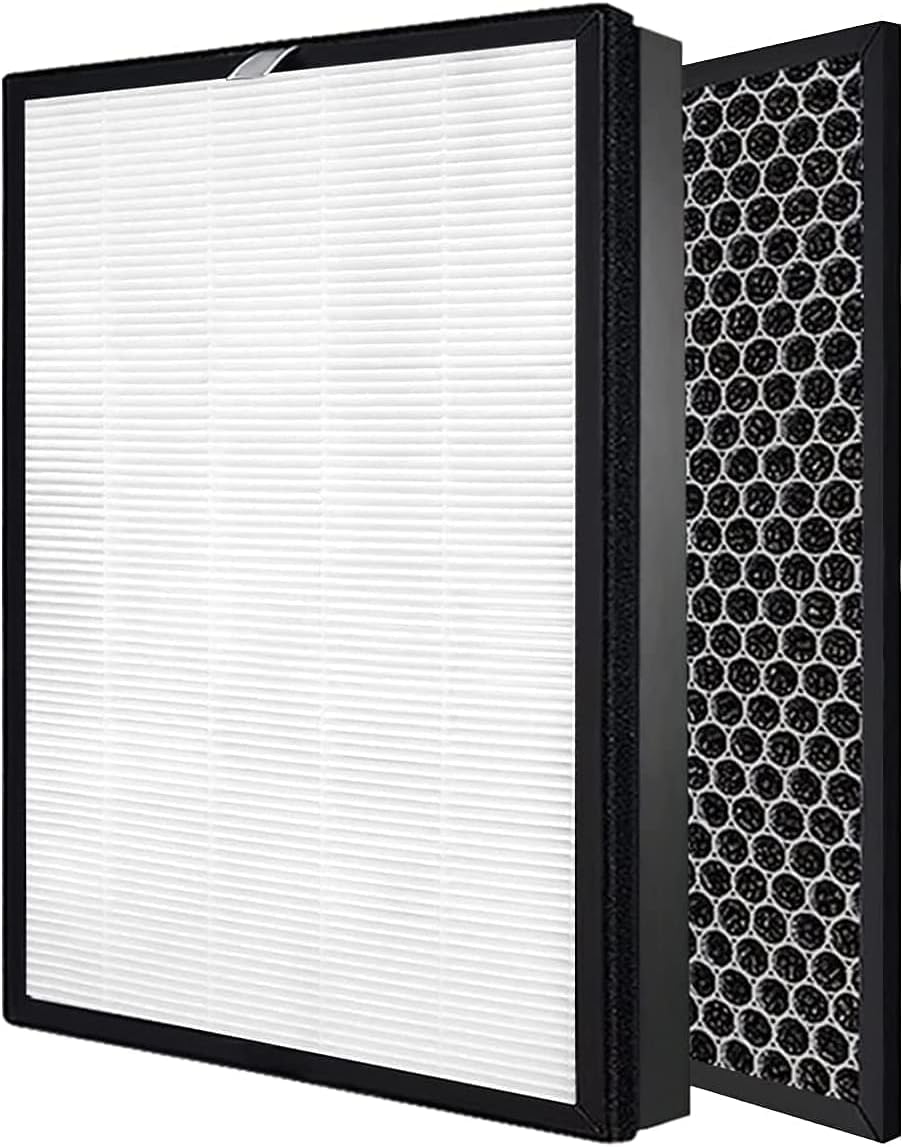NIU NIU FY3433 FY3432 HEPA Filter Compatible with Philips Air Purifier AC3252 AC3254 AC3256 AC3259 AC3258 AC3260 Replace The Activated Carbon Filter Element(HEPA Filter + Activated Carbon Filter)