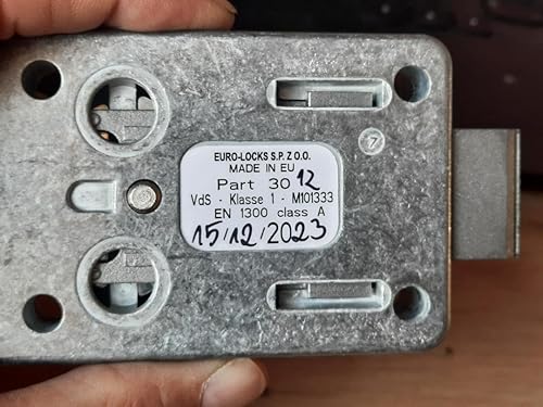 Miniatura 5 de Lowe & Fletcher 3012 Safe Lock 1 VDS Clase 1 / Cerradura trenzada/2 llaves 4.724 in