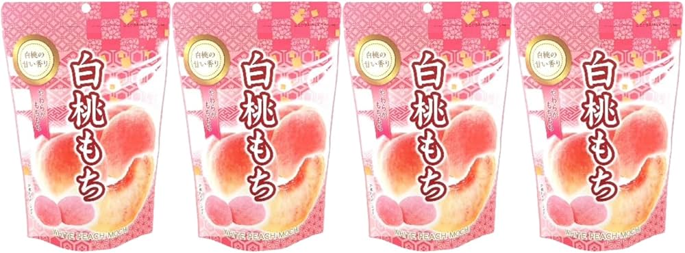 Amazon | 世起 白桃もちSP 130g×4個セット | 世起 | もち菓子 通販
