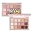 UCANBE Neutral Matte Eyeshadow Palette, 15 Colors Nude Taupe Rose Brown Eye Makeup Pallet, Natural Warm Tone High Pigmented Blendable & Buildable Sombras De Ojos Gift Kit