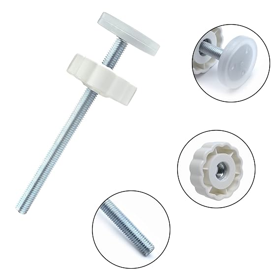 4 Pack Baby Gate Extender Extension(White, 8MM)