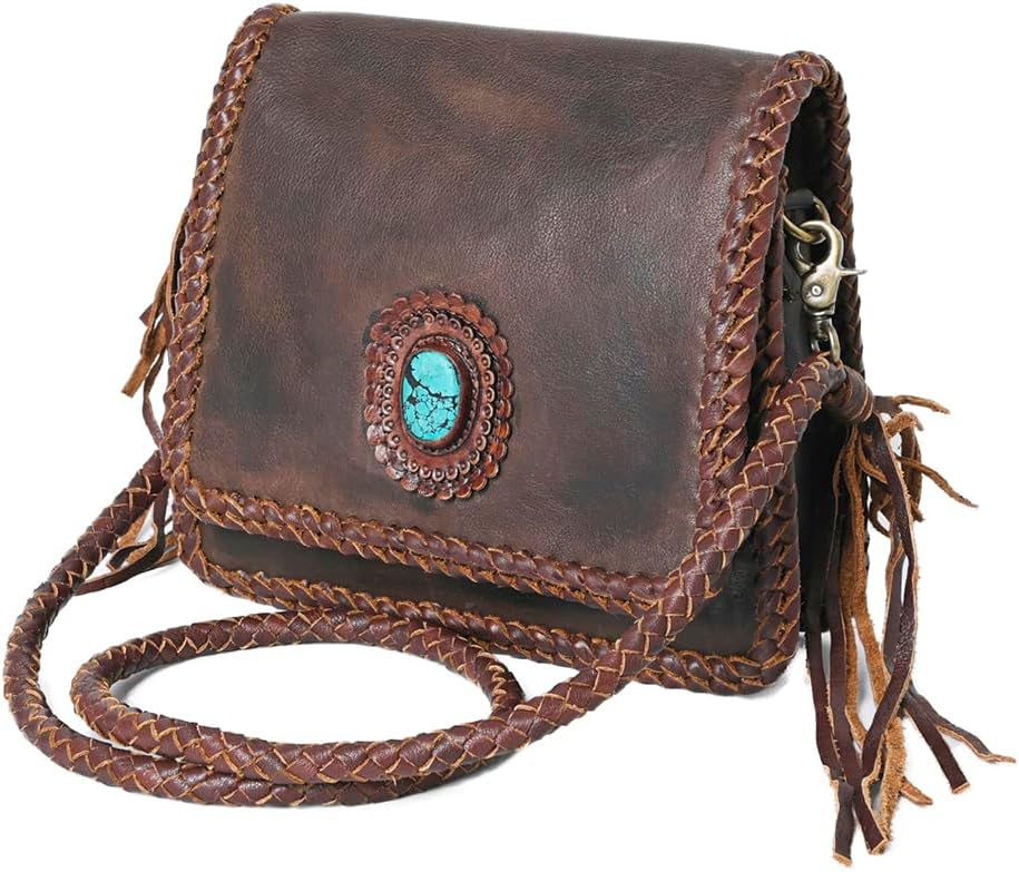 American Darling Cross Body Full Grain Genuine Leather Western Women Bag Handbag Purse | Crossbody for Cute
