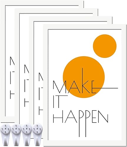 Vista 45 de Juego de 4 portarretratos de 18 x 24 pulgadas, marco negro de 18 x 24 pulgadas, marcos de fotos de lienzo para pared, de 18 x 24 pulgadas