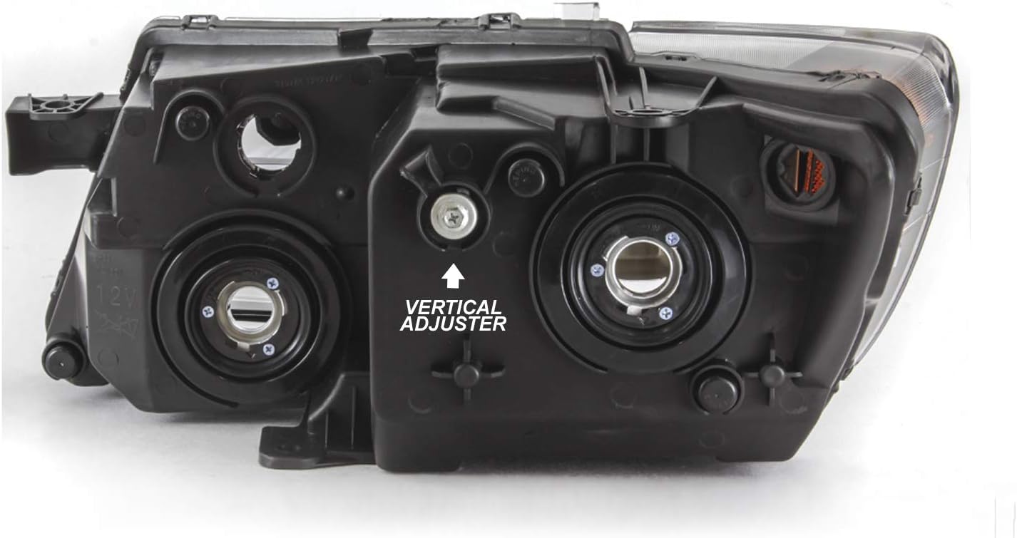 AKKON - [Hologen Type For 2009-2020 Dodge Journey w/Black Trim Headlight Driver Left + Passenger Right Side Pair