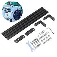 Vista 4 de Sistema de Rod de apoyo de la aleación de aluminio, barra de acoplamiento del metal S4 con los accesorios de la impresora del conector 3D