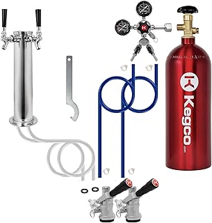Kegco Elite Series Dual Tap Commercial Grade Kegerator Conversion Kit
