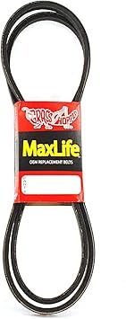 Grasshopper Lawn Mower MaxLife Belt, Designed to Specific Material, Dimensions, Shape, Construction and Pliability Standards That Ensure Superior Performance and Long Life, OEM Replacement Part 382990