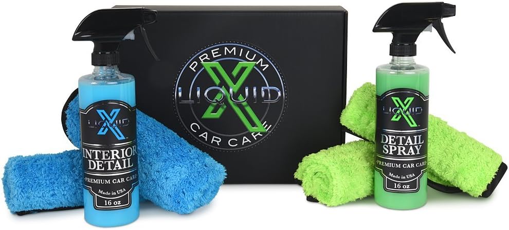 Liquid X All-Purpose Detail Box Kit - Detail Spray & Interior Detail Spray Gift Box - Detailing Products