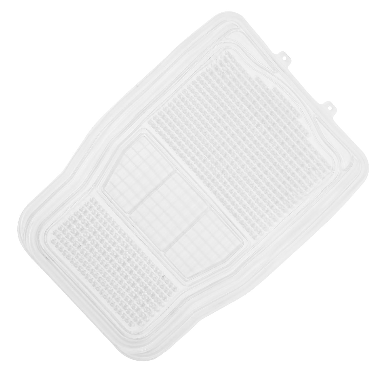 Alfombrilla de silicona transparente para suelo delantero de coche 8