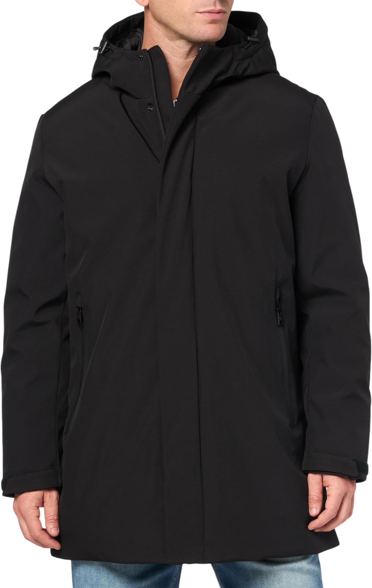 Men's Outerwear Jacket,Black,Medium