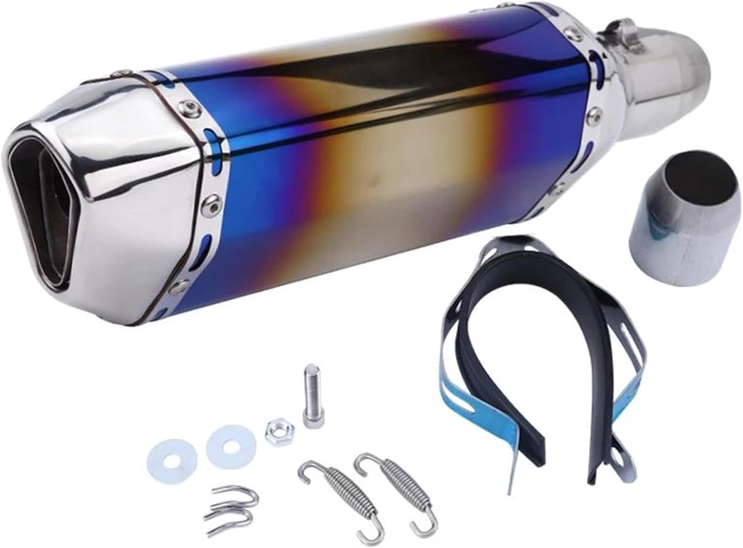 Generic 370Mm 470Mm Motorcycle Exhaust Pipe Muffler Silencer Moto DB Killer For YAMAHA For SUZUKI For KAWASAKI For HONDA Parts