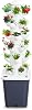 Hydroponics Growing System, 6 Tier Hydroponic Planting Tower, with 10L Water Tank, Indoor Soilless Cultivation System, Efficient Home Gardening for Herbs, Fruits, Indoor Gardening Kit (Gray)