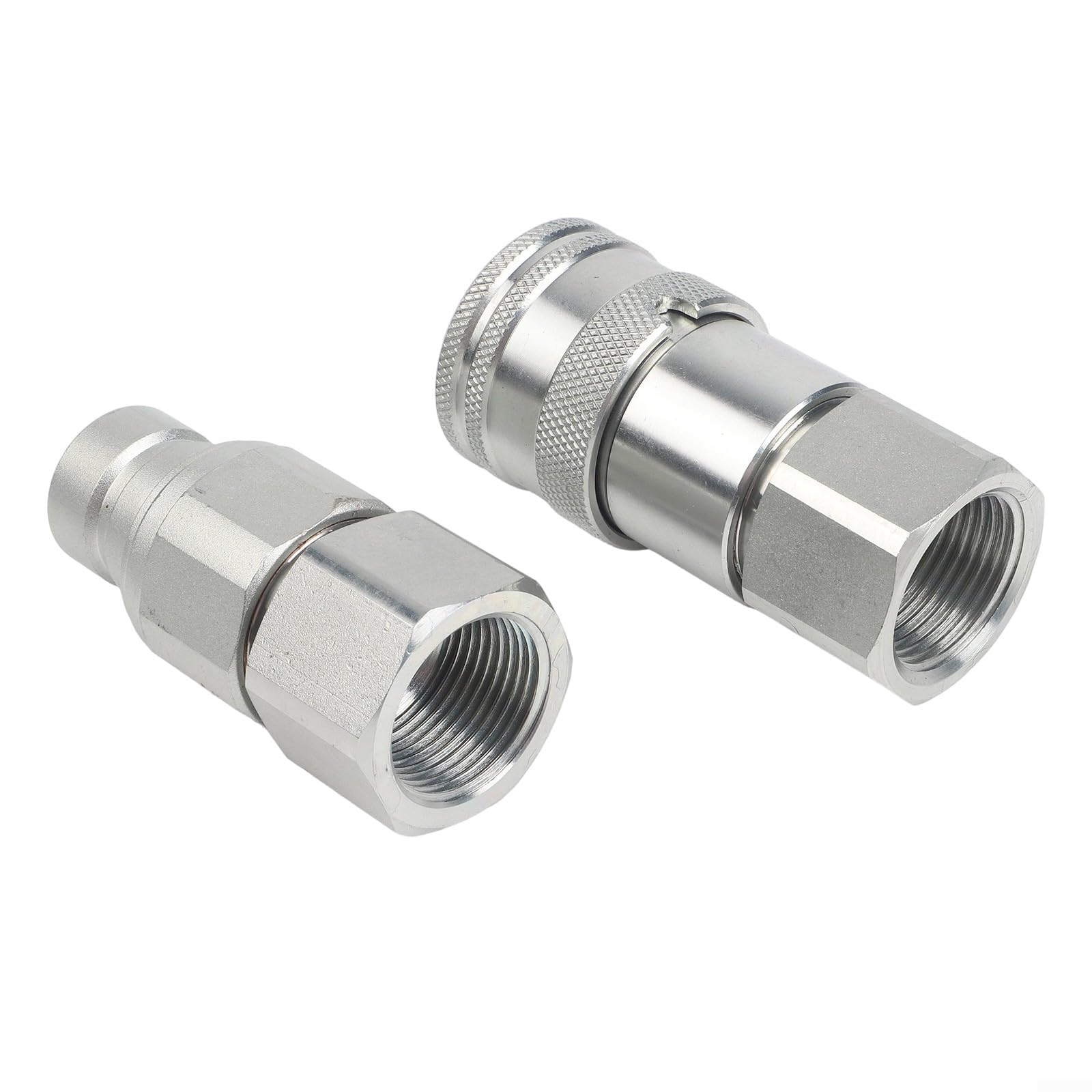 Kit di accoppiamento rapido idraulico con valvola compatibile con raccordi NPT 1/4 3/8 1/2 3/4 in acciaio al carbonio connettore rapido ((G1))