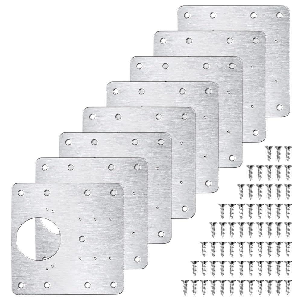 flintronic Edelstahl Scharnier Reparaturplatte, Küchenscharnier – Ansicht 9