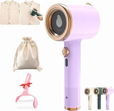 Retrospecti Steamer, Retrospecti Portable Mini Ironing Machine, Adjustable Handheld Garment Steamer, Travel Mini Steam Iron, Fast Preheating Steam Dry Ironing For Home And Travel purple