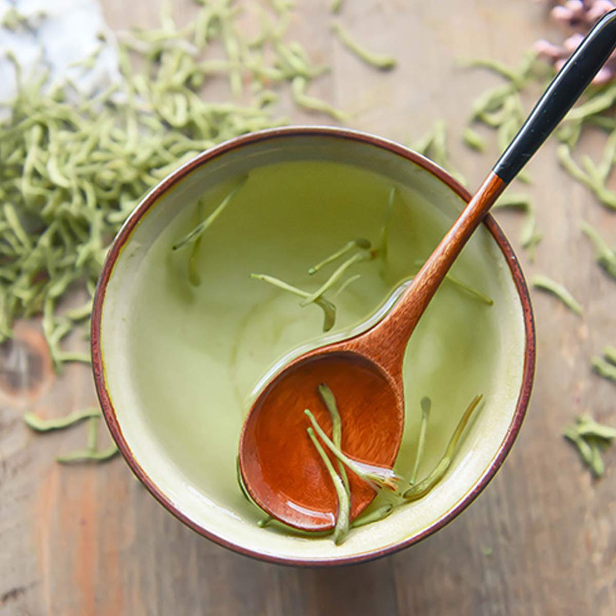 Té de Hierbas Chino de Madreselva - Perfumado, Grado Superior, Flores, Comida Verde Saludable para el Cuidado de la Salud (500)