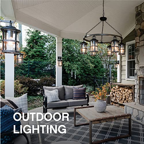 Hinkley Anchorage Collection Two Light Medium Outdoor Wall Mount Lantern, Aged Zinc #TOP5