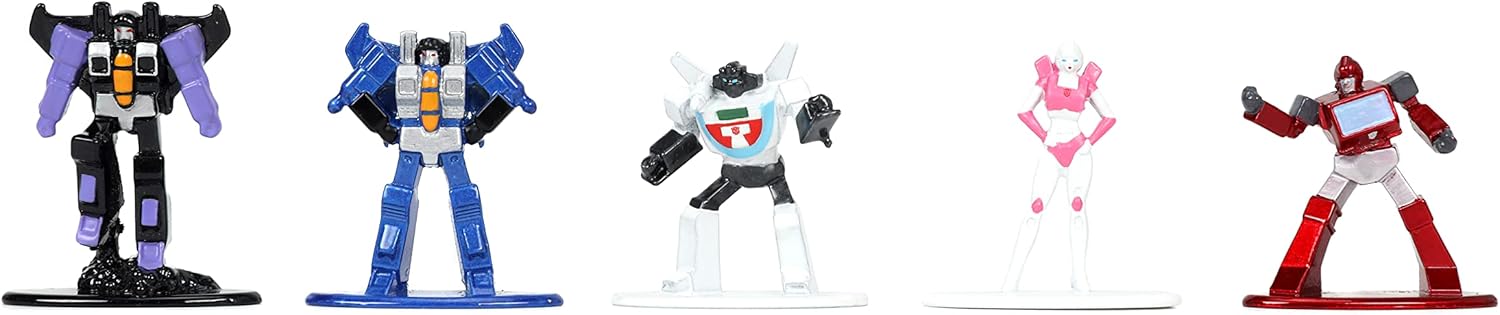 Jada Toys Transformers Series 1 1.65" 18-Pack Die-cast Figures, Toys for Kids and Adults