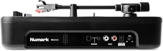 Numark Pt01 خدش القرص الدوار المحمول مع مفتاح خدش وحمل Cae