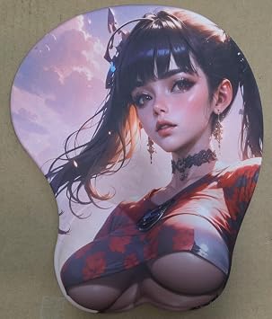 3D Stellar Blade EVE Computer Mouse Pad with Wrist Rest Cool 12x10 Inches Table Mat for Stellar Blade