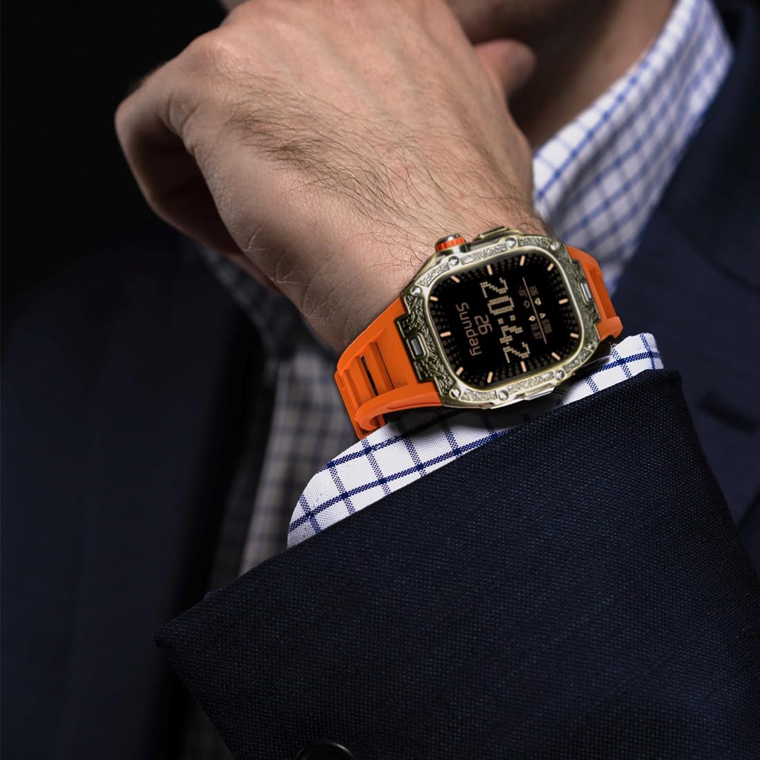 Compatible with Apple Watch Band Correas. Para Apple Watch 49 mm Ultra 2 Apple Watch Band Apple Watch Case Apple Ultra Watch Bands 49mm Mens