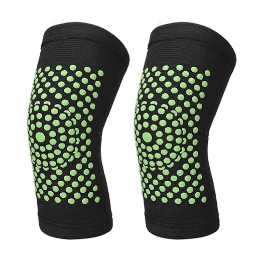 Joelheira Terapêutica MagnétiCalm Para Aquecimento das Articulações do Joelho Conforto Infravermelho Turmalina Que Aquece e Suporta - Contém 1 (um) Par