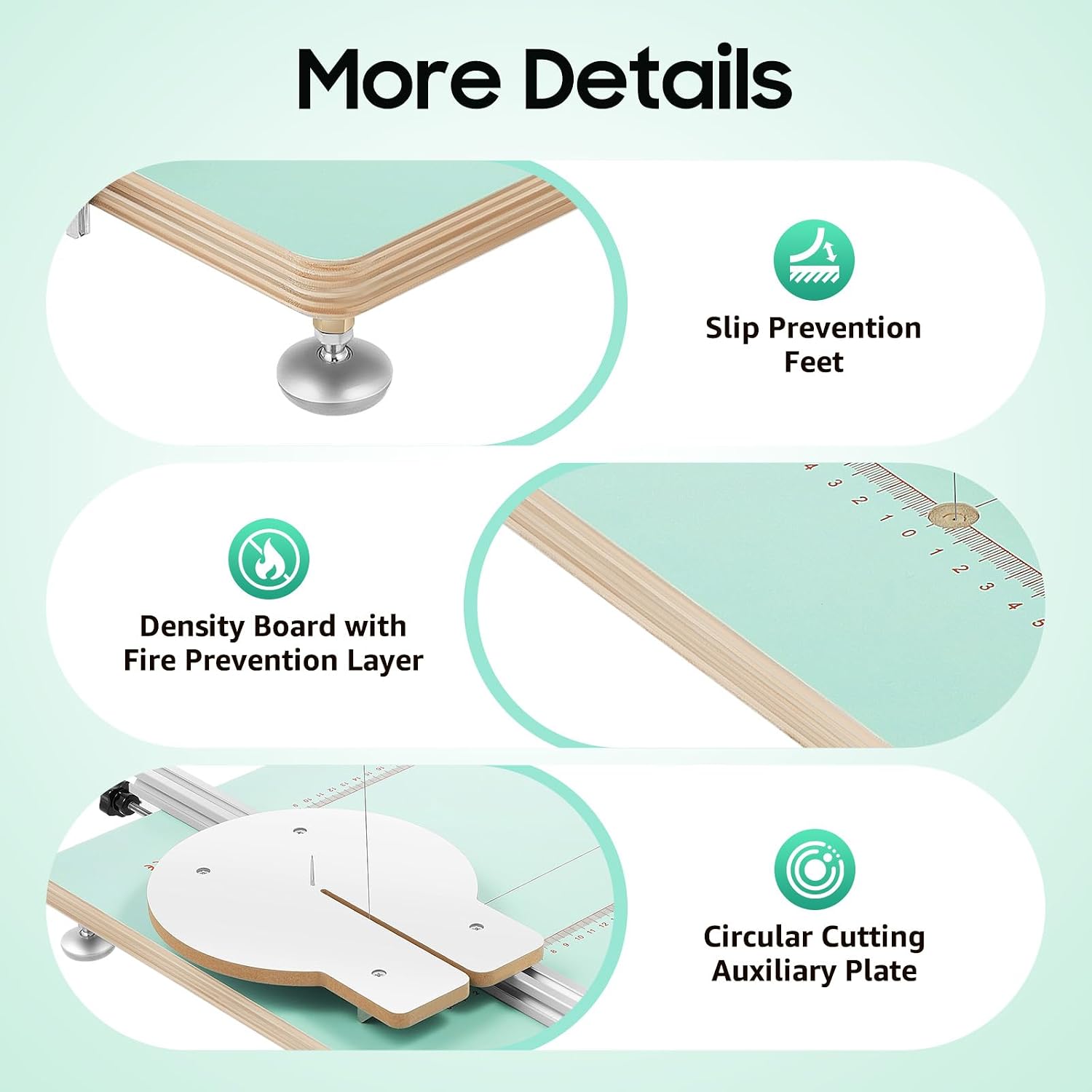 110V 30W Foam Cutting Machine Hot Wire Foam Cutter Adjustable 32°F-572°F for EPS, XPS, Styrofoam - Precision Cutting Tool with Fireproof Panel & Round Guide