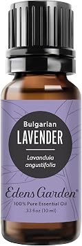 Edens Garden Lavender- Bulgarian Essential Oil- 100% Pure Premium Grade, Undiluted, Natural, Therapeutic, Aromatherapy, The Best for Diffuser, Skin, Humidifiers, Kid Safe 10 ml .33 fl oz