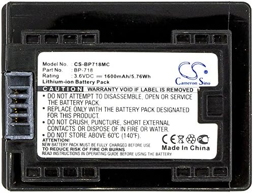 Miniatura 3 de Batería de repuesto para VIXIA HF M500 LEGRIA HF R37 VIXIA HF R300 VIXIA HF M50 VIXIA HF M52 Ixia HF R306 VIXIA HF M506 VIXIA HF R800 LEGRIA HF R36