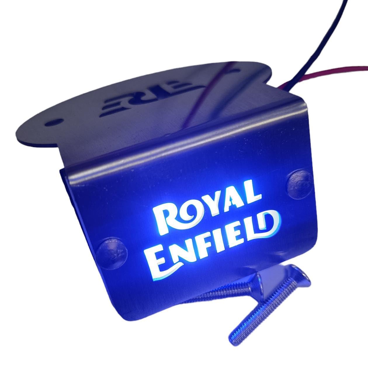 KOHLI BULLET ACCESSORIES Master Cylinder Cap With BLUE LED For Royal