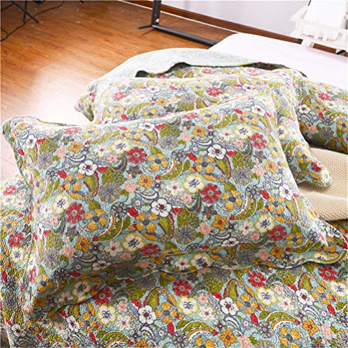 SXSGSM 3-częściowe pikowane narzuty na łóżko king size, 230 x 250 cm, luksusowa kołdra zestaw zawiera 1 x narzutę na łóżko / kołdrę i 2 x poszewki na poduszki nowe
