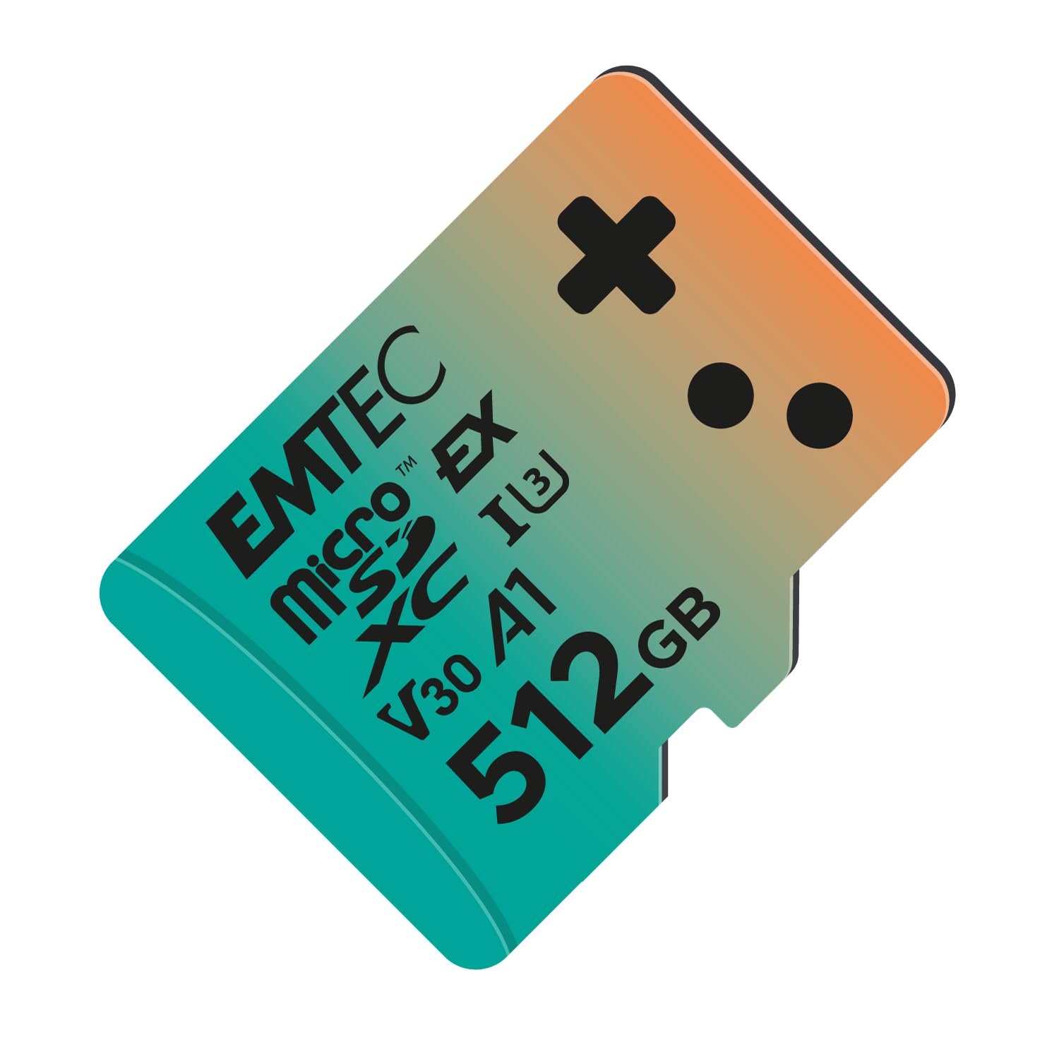 EMTEC, Scheda MicroSDXC 512 GB UHS-I U3 V30 A1 Express Gaming, compatibile con Nintendo Switch 2, ad alta velocità fino a 880 Mbps, archiviazione estesa, ideale per videogiochi e applicazioni