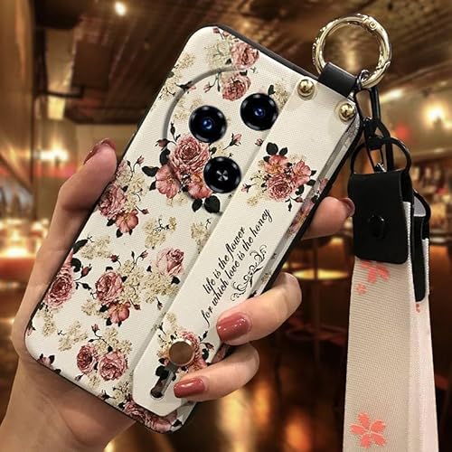 Phone Case Compatible with Oukitel C5 2025, Wrist Strap Wristband Silicone Durable Protective Shockproof Ring Dirt-resistant Bac