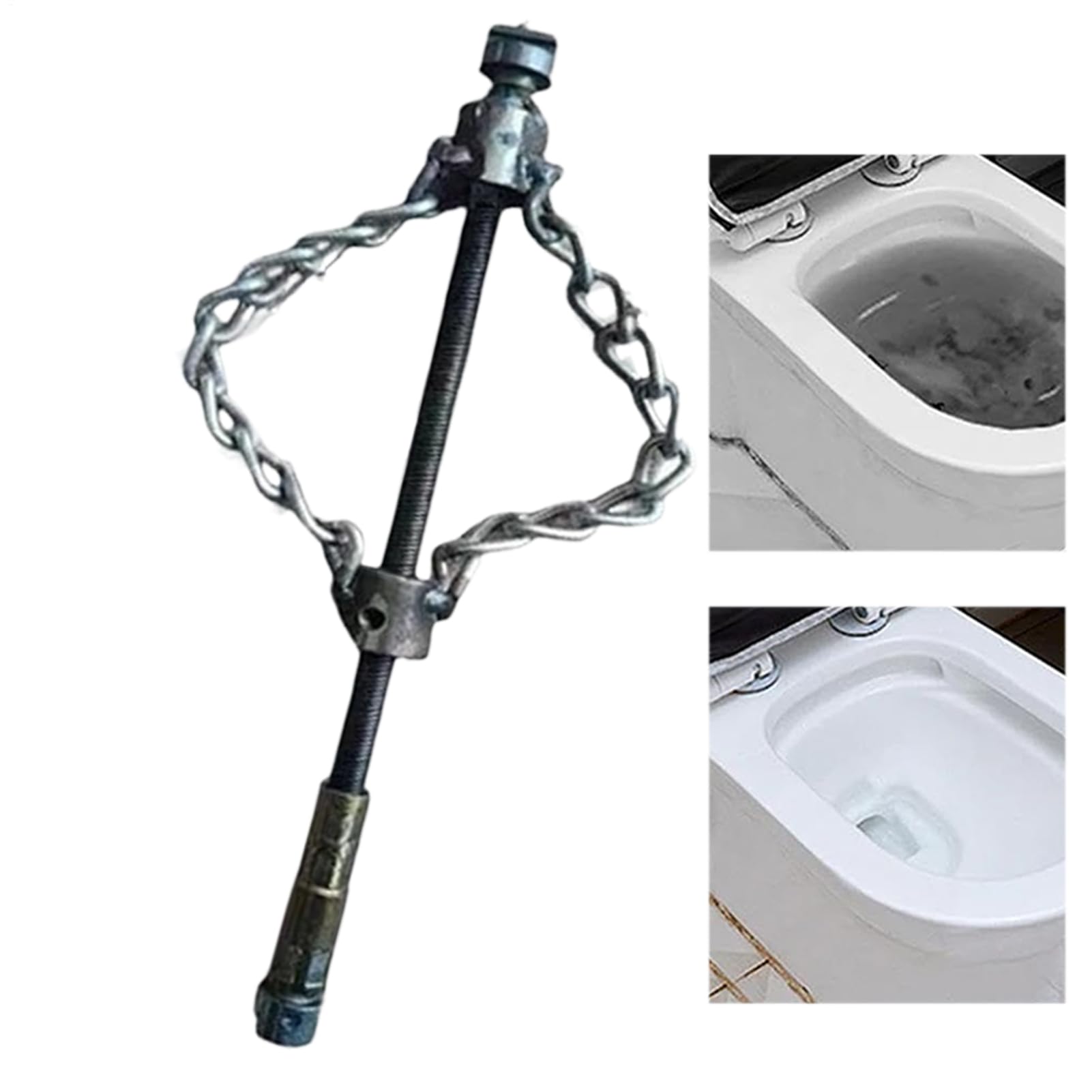 Outil de nettoyage flexible pour canalisations et debouchage de douche