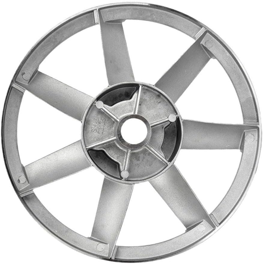 Air Compressor Belt Machine Head, Single Groove Triangle Pulley for A Type Triangle Belt, 265mm Diameter