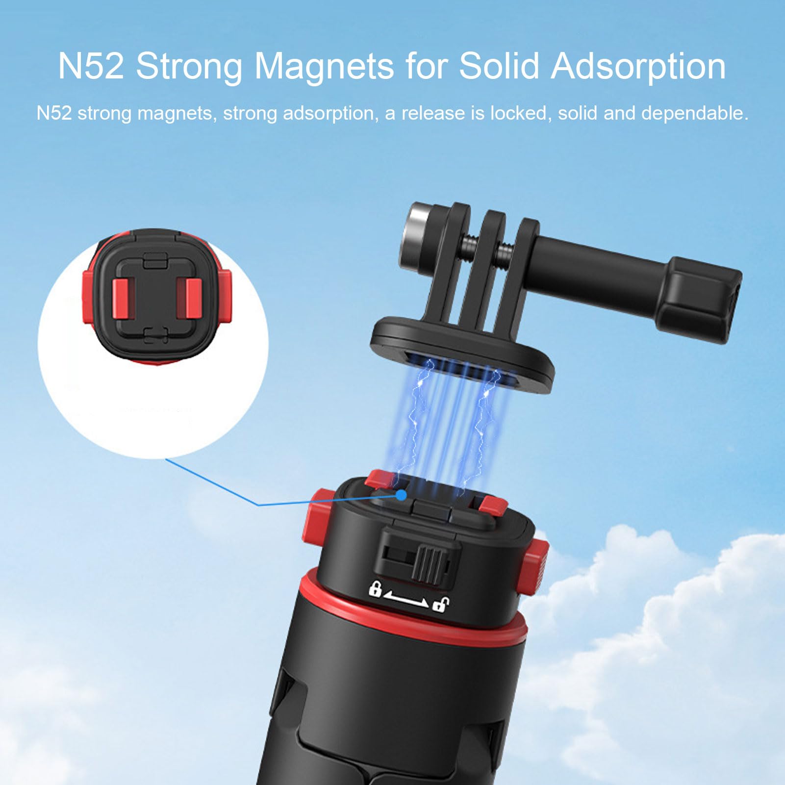 Zunate Treppiede per Fotocamera Estensibile 5.3FT Supporto Portatile