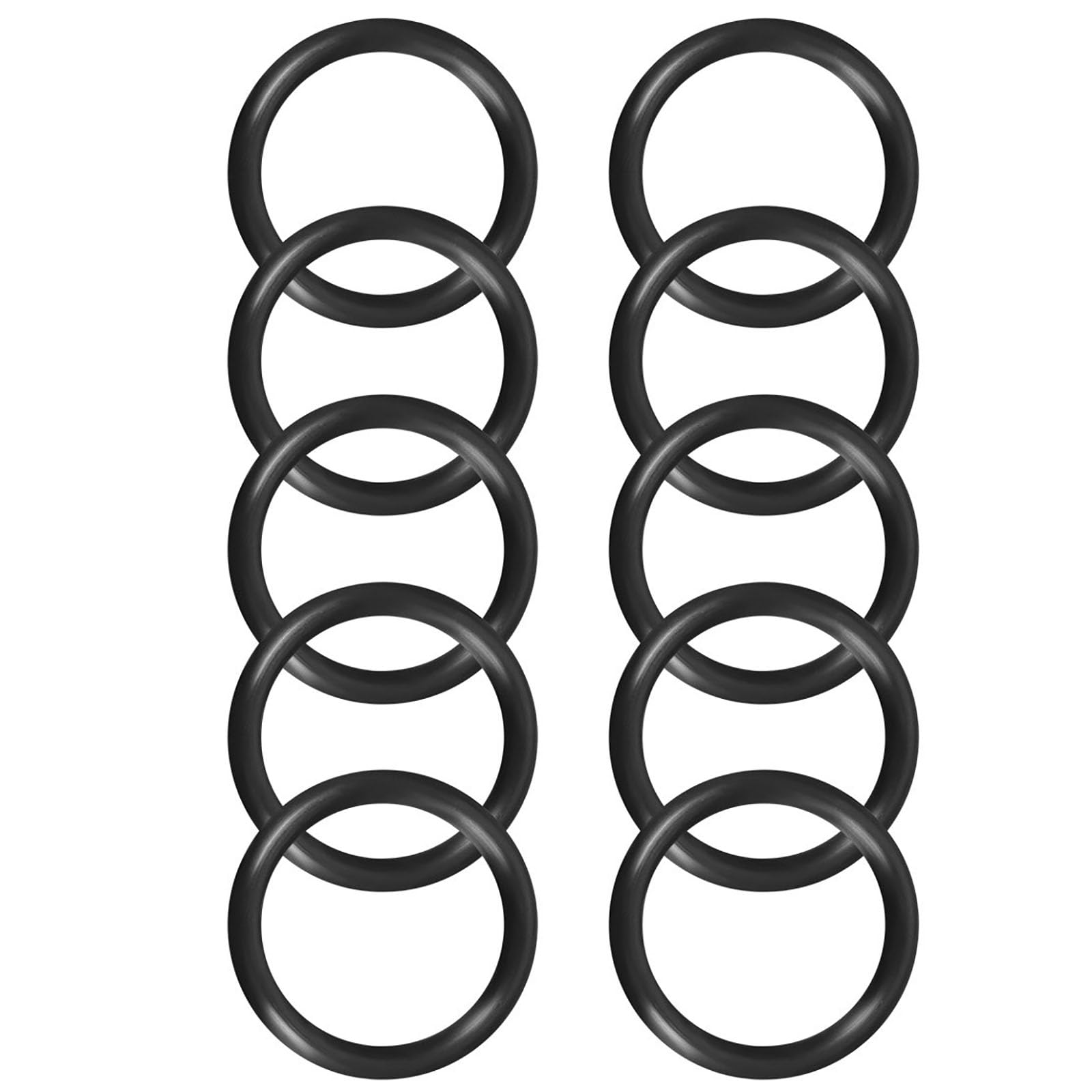 ROWORKX 10Pcs Nitrile Rubber O-Rings - 45mm OD x 35mm ID x 5mm Width Sealing Gaskets for Hose, Faucet, Plumbing, Automotive and General Repair Applications