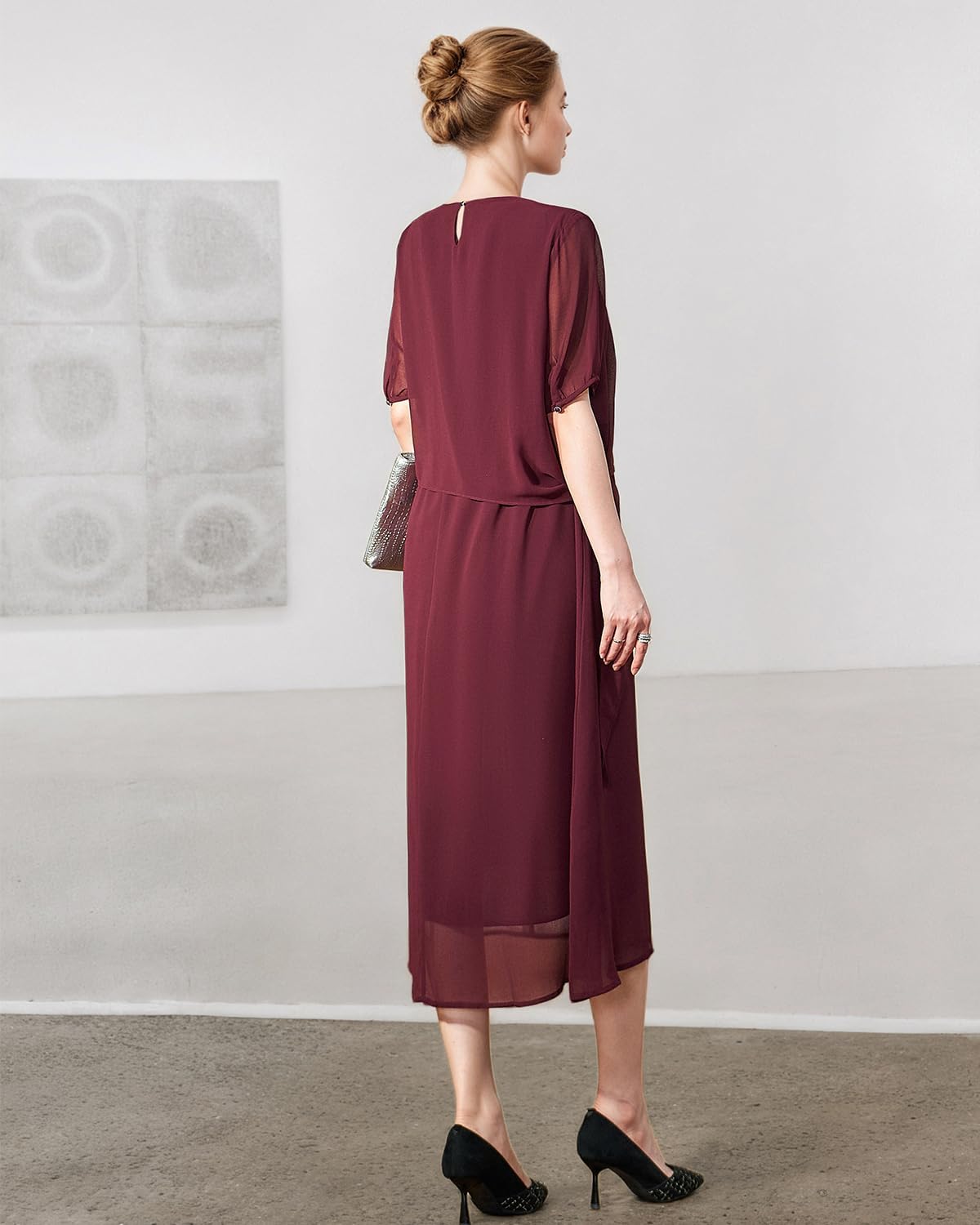 2026 Wedding Guest Dress Red Trendy a-line Dresses for Women Eegant Casual