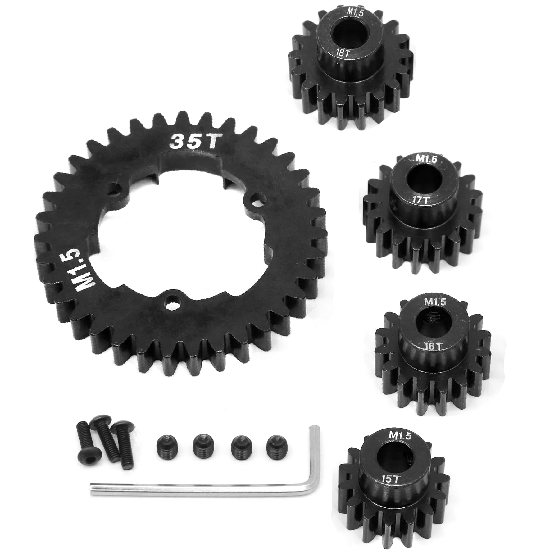Pignoni Motore Mod 1 Per Traxxas X-Maxx &ndash; Misure 16T 17T 18T 19T &ndash; Scala 1/8